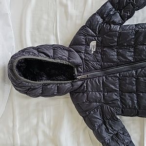 North Face baby snow suit 12-18months. Grey